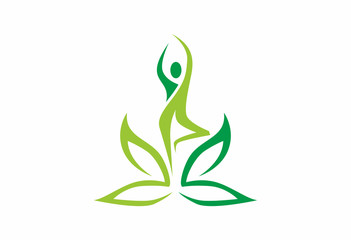 women body care nature logo