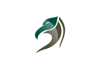 eagle head vector logo