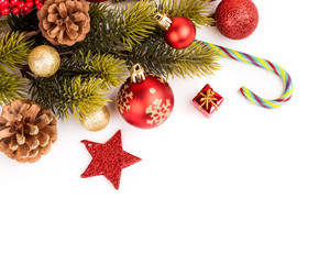 Merry christmas and happy new year card