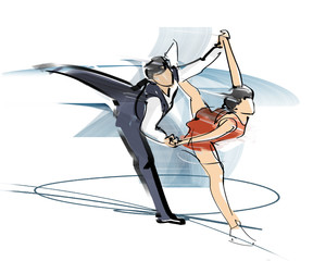 フィギュアスケート-ペア © freehand