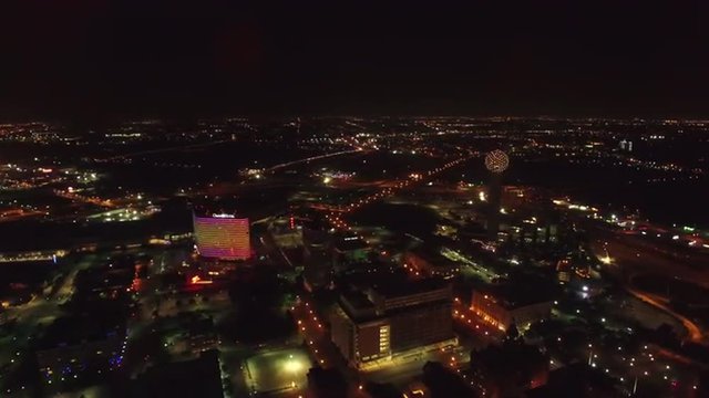 Aerial Texas Dallas
Aerial video of downtown Dallas in Texas.