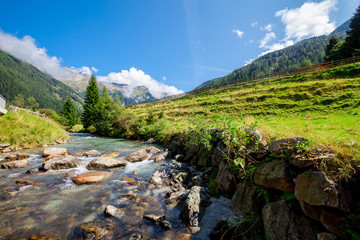 waterfall  in Austria.