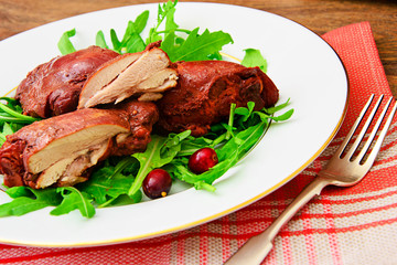 Healthy and Diet Food: Boiled Chicken in Onion Skins