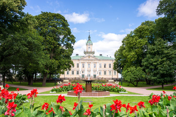 Fototapeta na wymiar Town Hall in Pori, Finland
