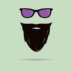 glasses beard