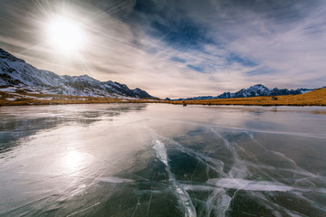 Valmalenco (IT) - Frozen lake