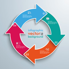 Ring Cycle Arrows Infographic