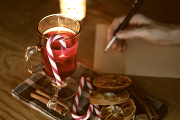 hand writing Christmas