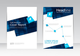 Vector design for Cover Report Brochure Flyer Poster in A4 size