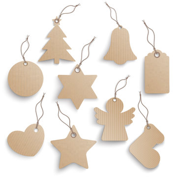 Big Carton Hanging Christmas Set Price Sticker