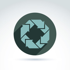 Abstract symbol, vector graphic design element, icon.