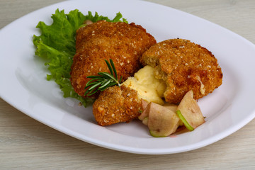 Fried cheese