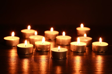 Candles On Dark