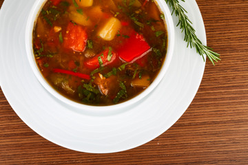 Caucasian soup - chanakhi