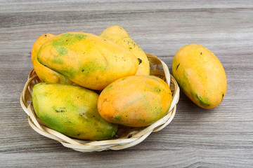 Ripe yellow mango