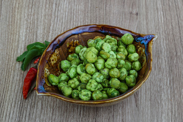 Wasabi peas