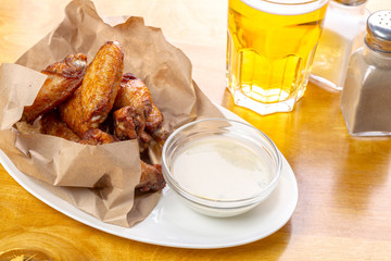 Bbq chicken wings