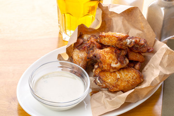 Bbq chicken wings