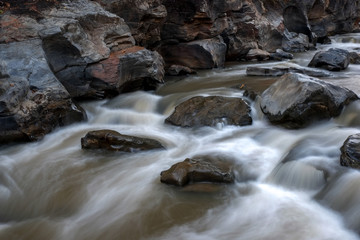 creek flowing over the rocks
