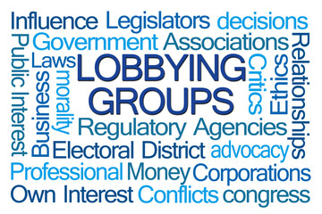 Lobbying Groups Word Cloud