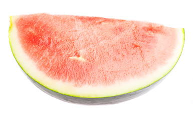 sliced watermelon isolated on a white background