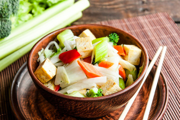 tofu with vegetables
