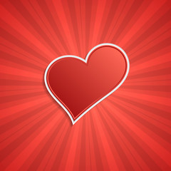 Abstract illustration - love background (card)