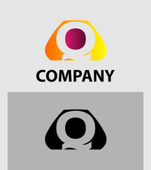 Unusual Letters q Graphic Design Editable For Your Design
