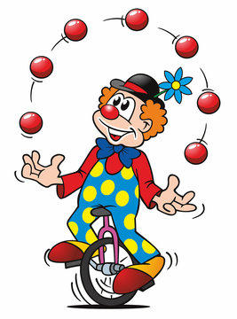 Jongleur Clown