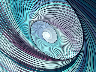 Fototapety  Streszczenie spirala w paski generowane cyfrowo