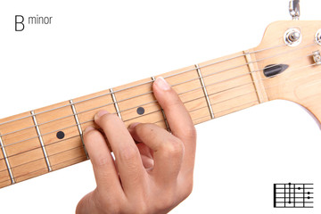 B minor guitar chord tutorial