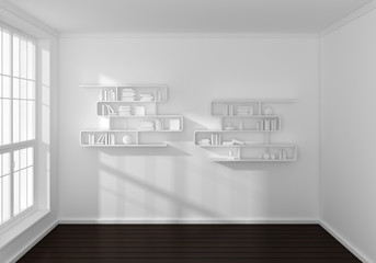 3d rendered interior.