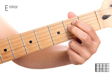 E minor guitar chord tutorial