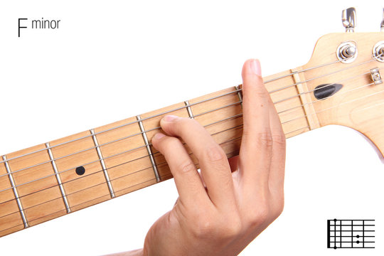 F minor guitar chord tutorial