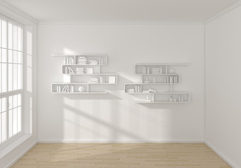 3d rendered interior.