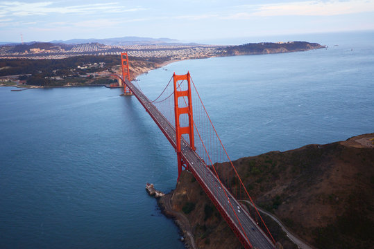 Golden Gate Bridge Aerial View