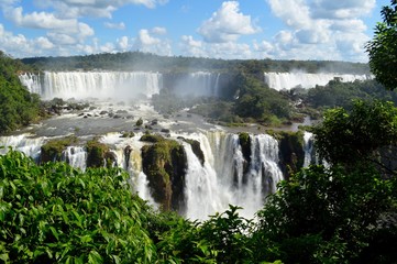 ブラジル側のイグアスの滝