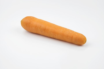 Carrot on the white background