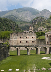 Fototapeta premium Fortress of Vinadio (Piedmont, Italy)