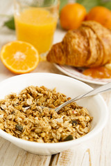 Muesli for breakfast