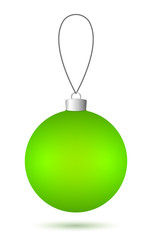 Hanging Light Green Christmas Ball
