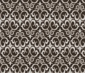 Gothic style ornament pattern background. Vector