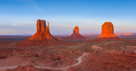 Plakat Sunset at Monument Valley