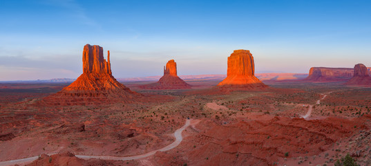 Plakat Sunset at Monument Valley