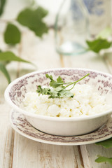 Homemade cheese