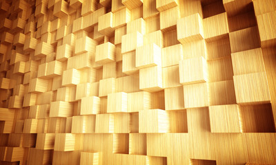 wood geometric background