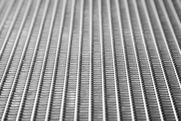 Car radiator close up