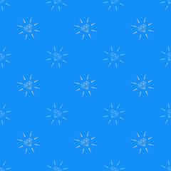 Seamless pattern with diamond for your design