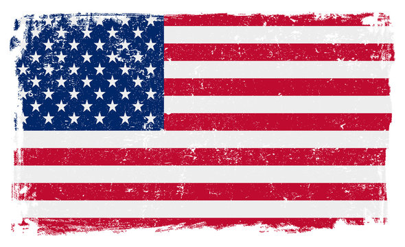 USA Flag in Vector Format