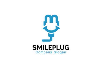 Smile Plug Design Illustration 